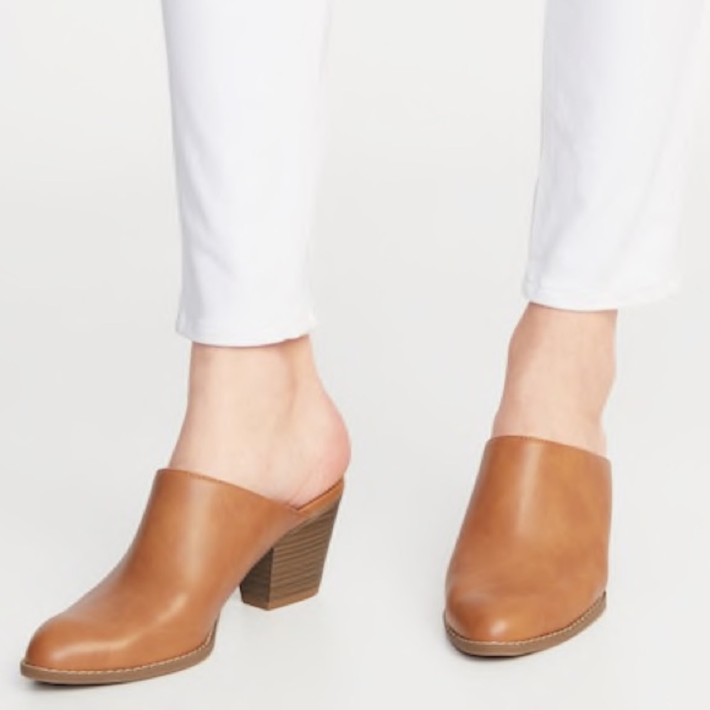 Tan Old Navy Mules - Size 9